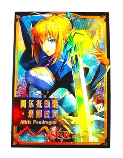 Goddess Story Waifu Card TCG | Artoria Pendragon / Saber - Fate | SSR | SSR007 - Image 3