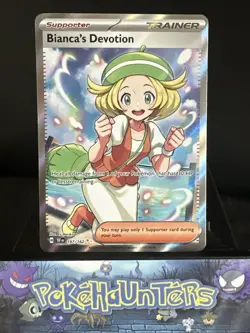 Pokemon Card Bianca's Devotion 197/162 Temporal Forces Ultra Rare Near Mint - Image 1
