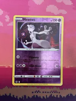 Pokemon Card Mewtwo Crown Zenith Reverse Holo Rare 059/159 Near Mint - Image 1