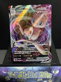 Pokemon Card Mew Vmax 114/264 Fusion Strike Holo Rare Near Mint - Image 1