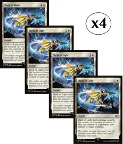4x - Slash of Light - x4 - Final Fantasy - C NM MTG - Image 1