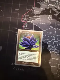 Blacker Lotus Unglued Regular Magic The Gathering Mtg LP - Image 1