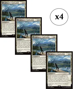 4x - Sidequest: Catch a Fish - x4 - Final Fantasy - UC NM MTG - Image 1