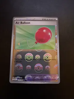 Air Balloon (Poke Ball Reverse Holo) - 079/086 - Black Bolt - NM/M - Pokemon - Image 1