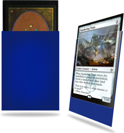 Night Blue MTG Sleeves - 200 Pack, Matte Back Finish, Perfect Shuffling - Protec - Image 1