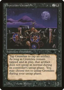 MTG - Phyrexian Gremlins - Antiquities - X1 - (LP) - - Image 1