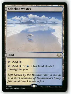 Adakar Wastes Commander: Edge of Eternities MAGIC MTG NM - Image 1