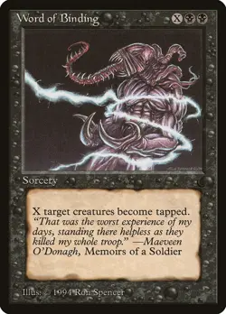MTG - Word of Binding - The Dark - X1 - (LP) - - Image 1