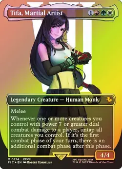Tifa, Martial Artist Surge Foil Showcase Final Fantasy MTG NM - Image 1