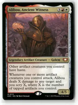 Alibou, Ancient Witness Commander: Edge of Eternities MAGIC MTG NM - Image 1