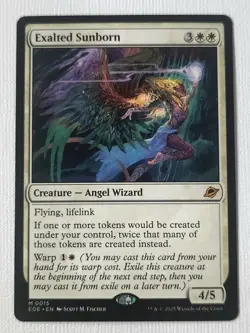Magic The Gathering MTG: Exalted Sunborn - Creature NF (EOE) Mythic 0015 - Image 1