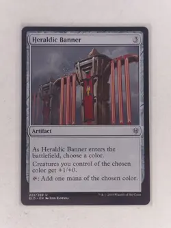 Heraldic Banner - Throne of Eldraine (ELD) MTG Magic the Gathering - NM+ - Image 1