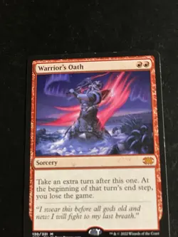 MTG - NM - Warrior's Oath - Double Masters - Image 1