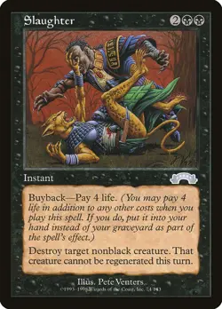 MTG - Slaughter - Exodus - X1 - (HP) - - Image 1