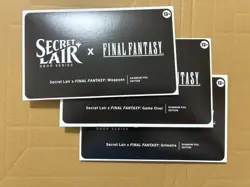 MTG Secret Lair Final Fantasy Foil pack Set x3 English BUNDLE English No Promo - Image 1