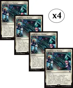 4x - Aerith Rescue Mission - x4 - Final Fantasy - C NM MTG - Image 1