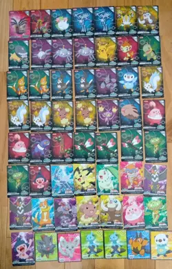 Bulk Sale Pichu Magnemite Pokemon TOP Sticker Vintage Nintendo Bandai Japanese - Image 1