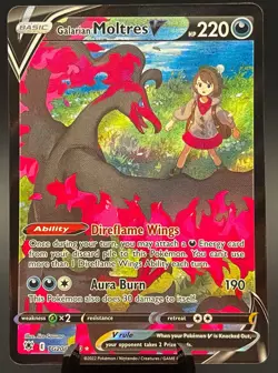Pokemon TCG Galarian Moltres V TG20/TG30 Swsh10: Astral Radiance Trainer Gallery - Image 1