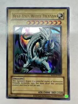 Yugioh TCG Blue-Eyes White Dragon RP01-EN001 Retro Pack (2020 Reprint) Unlimited - Image 1