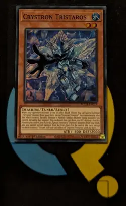 SUDA-EN019 Crystron Tristaros Super Rare 1st Ed YuGiOh - Image 1