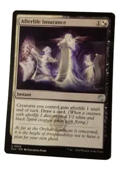 MTG 1x Afterlife Insurance, NM, Ravnica: Clue Edition, Orzhov Draw Card Instant - Image 1