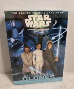 Star Wars 2002 Factory Sealed Trading Card Game Attack Of The Clones 2 Player - Image 1
