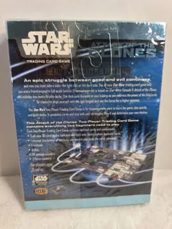 Star Wars 2002 Factory Sealed Trading Card Game Attack Of The Clones 2 Player - Image 3