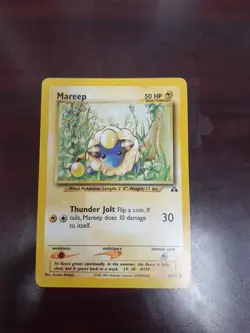 Pokemon 1st Edition 58/75 Mareep Neo Discovery 2001 WOtC Vintage Common Card - Image 1