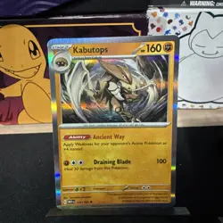 Pokemon Card Kabutops 141/165 S&V 151 Holo Rare Near Mint - Image 2