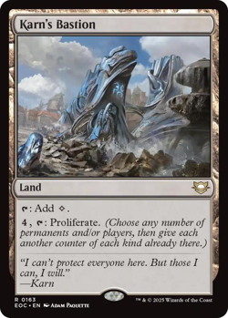 MTG Magic 1x Karn's Bastion (M/NM) Commander Edge of Eternities - Image 1