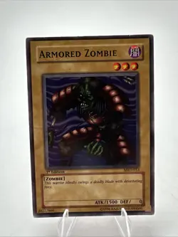 YUGIOH ARMORED ZOMBIE MRD-013 1ST COMMON (LP) NA PRINT - Image 1
