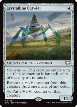 MTG Magic 1x Crystalline Crawler (M/NM) Commander Edge of Eternities - Image 1