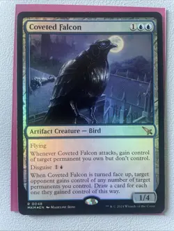 Coveted Falcon - Foil MKM NM MTG 0048 - Image 1
