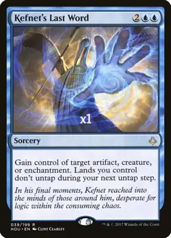 MTG Hour of Devastation HOU Kefnet's Last Word MINT - Image 1