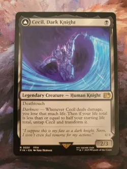 Cecil, Dark Knight - MTG - English - Near Mint - Final Fantasy - Image 1