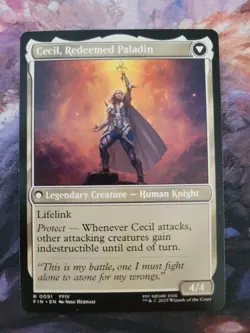 Cecil, Dark Knight - MTG - English - Near Mint - Final Fantasy - Image 2