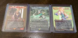 (MTG FF LOT) Excalibur (Borderless) Zidane (Borderless) Seifer (Borderless) M/NM - Image 1