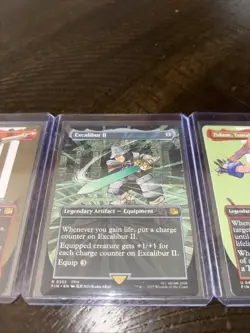(MTG FF LOT) Excalibur (Borderless) Zidane (Borderless) Seifer (Borderless) M/NM - Image 2