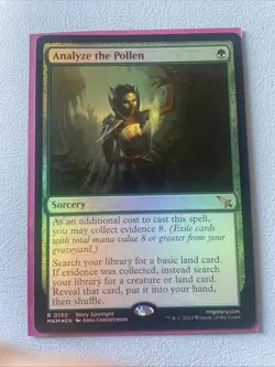 MTG Foil - Analyze the Pollen - 150 / NM / English / Murders At Karlov - Image 1