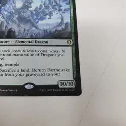 MTG Earthquake Dragon - #228 Commander Legends Baldur's Gate NM - Image 4