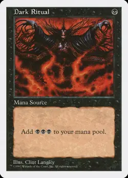 MTG - Dark Ritual - Fifth Edition - X1 - (LP) - - Image 1