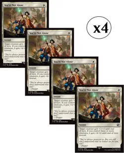 4x - You're Not Alone - x4 - Final Fantasy - C NM MTG - Image 1