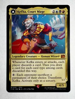 Kefka, Court Mage | Ruler of Ruin | Final Fantasy VI Mythic Rare | MTG FIN #0231 - Image 1