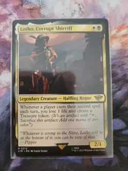 Lotho, Corrupt Shirriff - The Lord of the Ring- Near Mint - ENG- MTG - Image 3