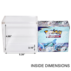 Acrylic Display Case for Pokemon Booster Box 6Mm Premium Magnetic Top Stackable - Image 2