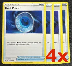 4x Dark Patch 139/189 x4 Astral Radiance Playset Pokemon TCG - Image 1