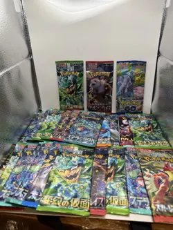 100x Pokemon Booster Pack Lot SEALED Cards! (Japanese) - Image 1