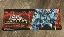 Vintage 1996 Yugioh Game Mat Shonen Jump Battle Pack 2 War of the Giants Konami - Image 1