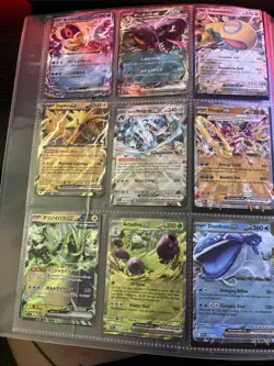 Pokemon TCG Binder EX/V/VMAX Cards - 94 Cards Total SWSH/SV Mix - Image 2