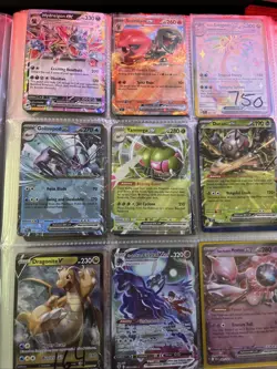 Pokemon TCG Binder EX/V/VMAX Cards - 94 Cards Total SWSH/SV Mix - Image 3